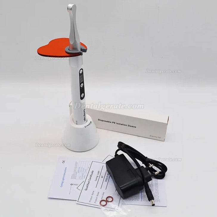 Mecco Q7 Kabellose LED-Polymerisationslampe Dental, max. 2500 mW/cm&sup2;